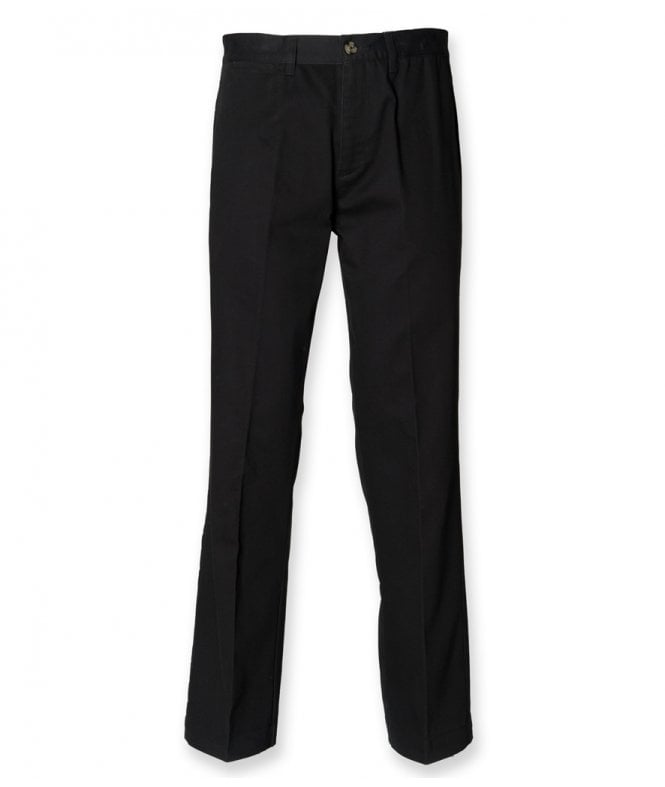 Henbury  Flat Fronted Chino Trousers