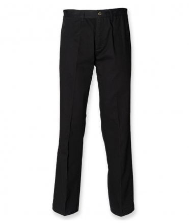 Henbury Flat Fronted Chino Trousers
