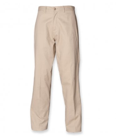 Henbury Flat Fronted Chino Trousers