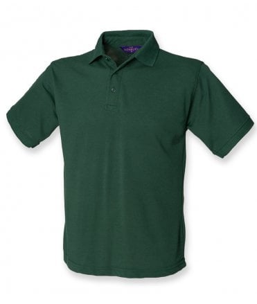 Henbury Heavy Poly/Cotton Pique Polo Shirt
