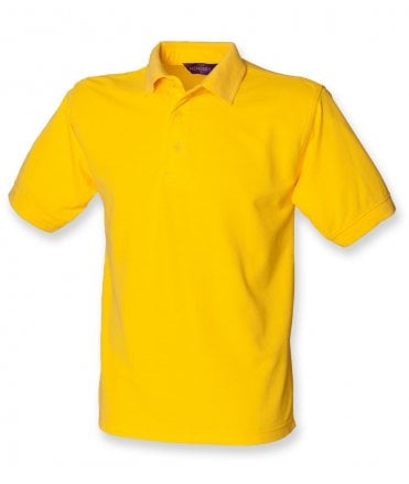 Henbury Heavy Poly/Cotton Pique Polo Shirt