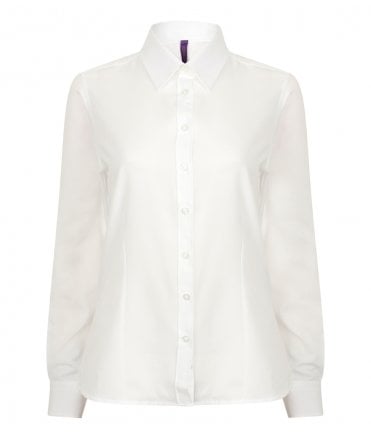 Henbury Ladies Long Sleeve Wicking Shirt