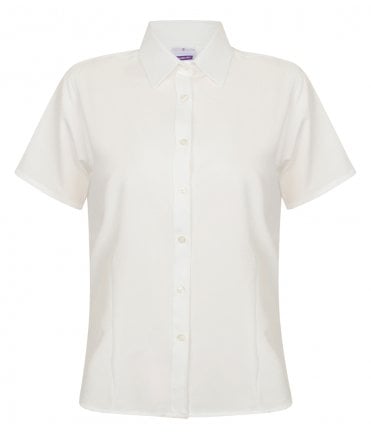Henbury Ladies Short Sleeve Wicking Shirt