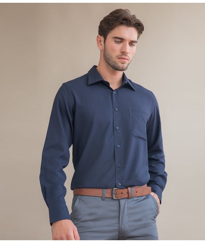 Henbury  Long Sleeve Wicking Shirt
