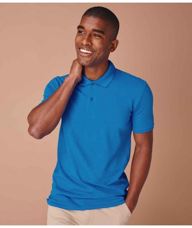 Henbury  Modern Fit Cotton Pique Polo Shirt