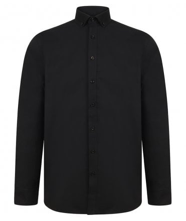 Henbury Modern Long Sleeve Regular Fit Oxford Shirt