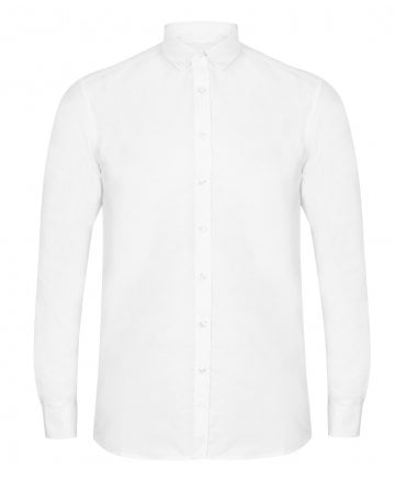 Henbury Modern Long Sleeve Regular Fit Oxford Shirt
