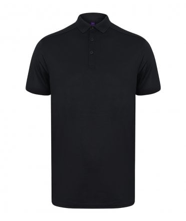 Henbury Slim Fit Stretch Microfine Piqué Polo Shirt