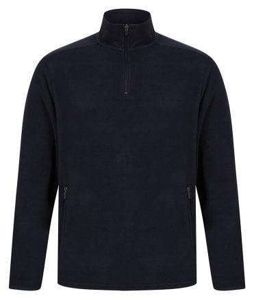 Henbury Zip Neck Micro Fleece