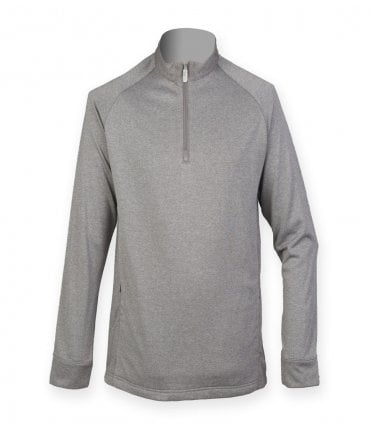 Henbury Zip Neck Wicking Top