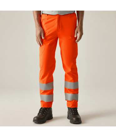 Hi-Vis Pro Contract Strecth Action Trousers