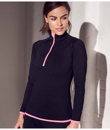 AWDis Cool Girlie Zip Sweat Top
