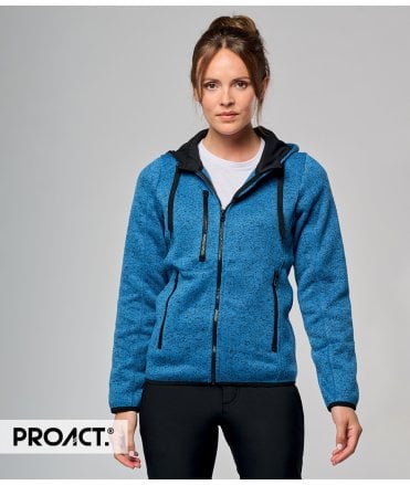Proact Ladies Heather Hooded Jacket