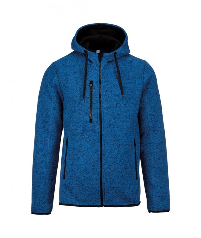 Kariban Proact Proact Men's Heather Hooded Jacket