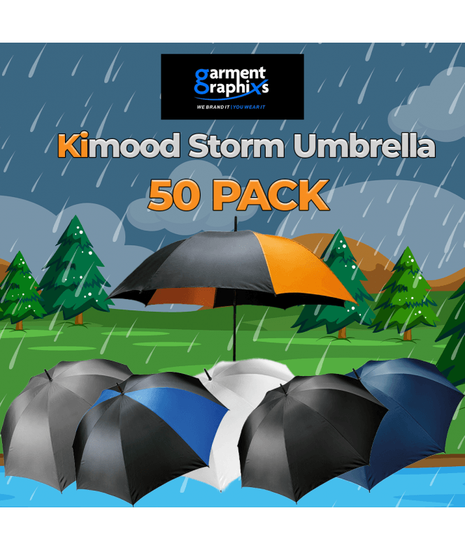 Kimood  Storm Umbrella 50 PACK