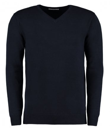 Kustom Kit Arundel Cotton Acrylic V Neck Sweater