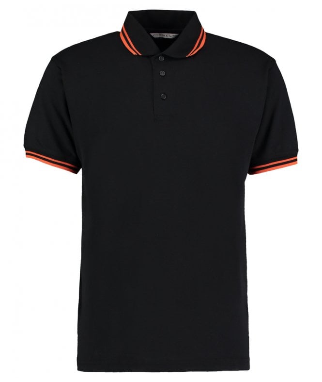 Kustom Kit  Contrast Tipped Poly/Cotton Pique Polo Shirt