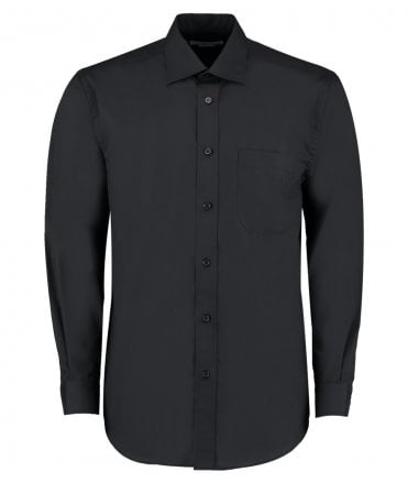 Kustom Kit Long Sleeve Classic Fit Business Shirt