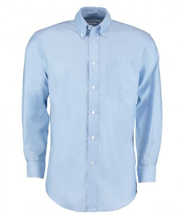 Kustom Kit Long Sleeve Classic Fit Workwear Oxford Shirt
