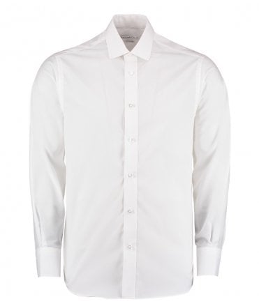 Kustom Kit Long Sleeve Tailored Business Shirt