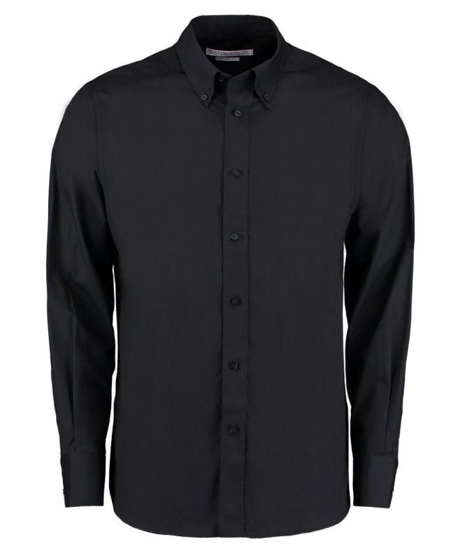 Kustom Kit  Long Sleeve Tailored City Business Shirt