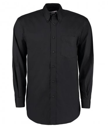 Kustom Kit Premium Long Sleeve Classic Fit Oxford Shirt