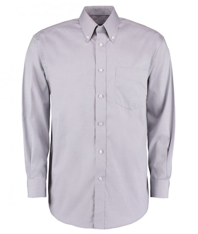 Kustom Kit  Premium Long Sleeve Classic Fit Oxford Shirt