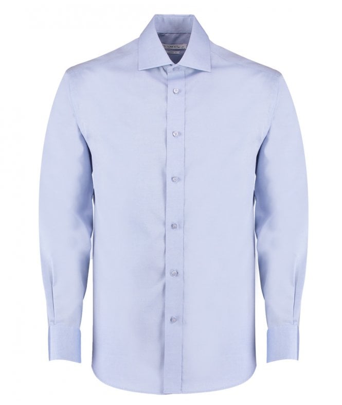 Kustom Kit  Premium Long Sleeve Classic Fit Oxford Shirt