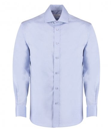Kustom Kit Premium Long Sleeve Classic Fit Oxford Shirt