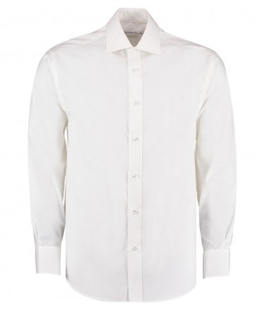 Kustom Kit Premium Long Sleeve Classic Fit Oxford Shirt