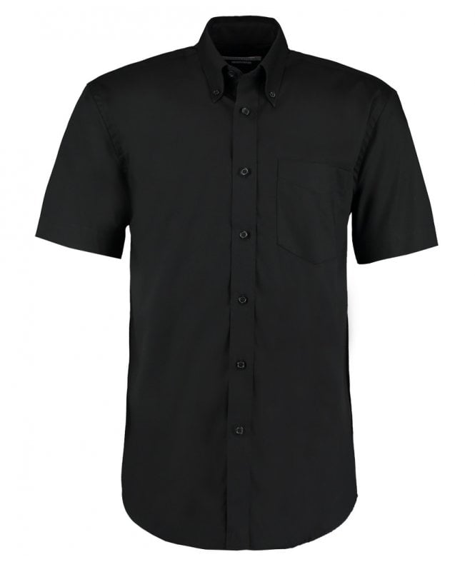 Kustom Kit  Premium Short Sleeve Classic Fit Oxford Shirt