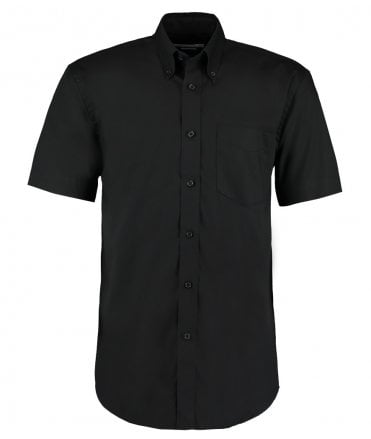 Kustom Kit Premium Short Sleeve Classic Fit Oxford Shirt