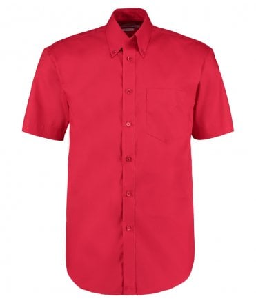 Kustom Kit Premium Short Sleeve Classic Fit Oxford Shirt