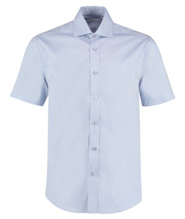Kustom Kit Premium Short Sleeve Classic Fit Oxford Shirt