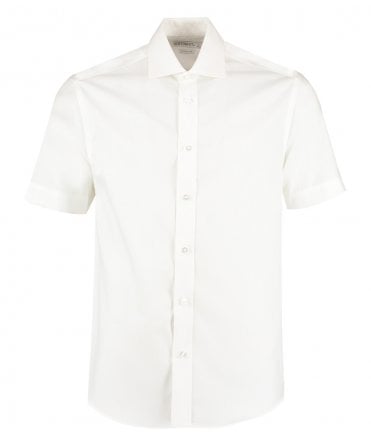 Kustom Kit Premium Short Sleeve Classic Fit Oxford Shirt