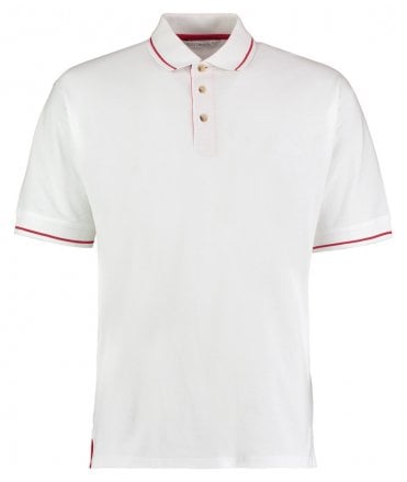 Kustom Kit St Mellion Tipped Cotton Pique Polo Shirt