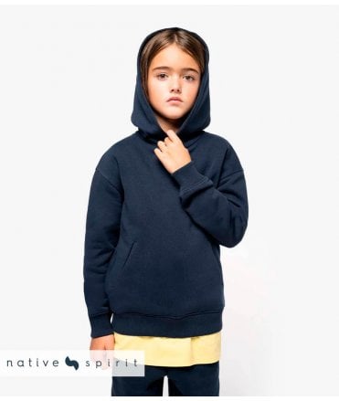 Native Spirit Kids Oversized Hooded Sweatshirt
