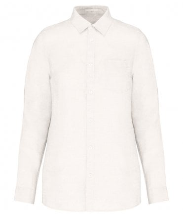 Native Spirit Ladies Long Sleeve Linen Shirt