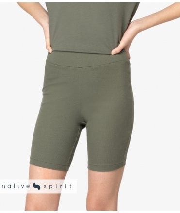 Native Spirit Ladies Ribbed Shorts