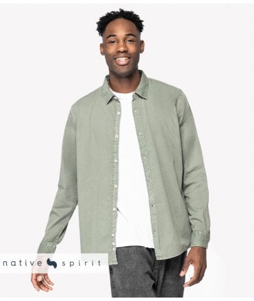 Native Spirit Washed Long Sleeve Shirt