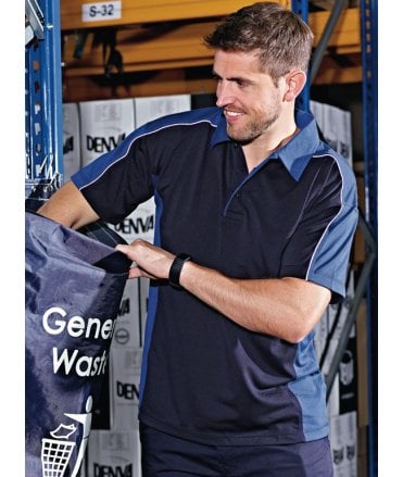 Orn Avocet Two Tone Polyester Polo Shirt