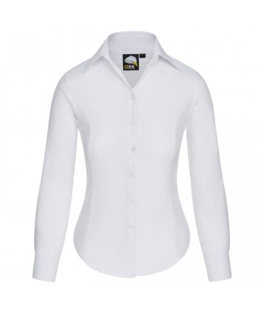ORN Ladies Classic Oxford Long Sleeve Blouse