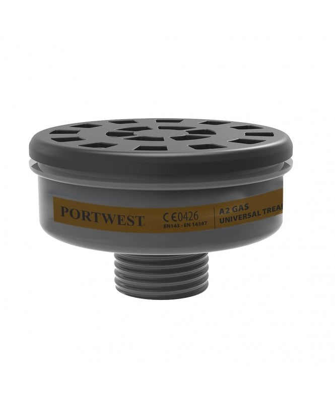 Portwest A2 Gas Filter Uni Tread  (Pk6)
