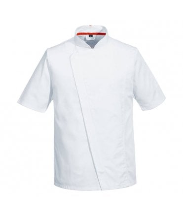 Chef's MeshAir Pro Asymmetrical Jacket Short Sleeved