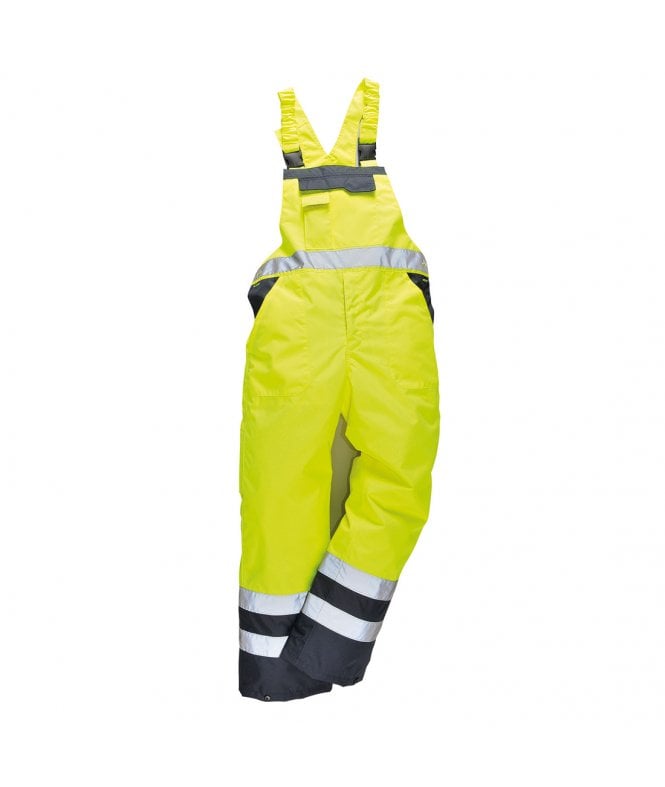 Portwest  Contrast Bib & Brace Lined