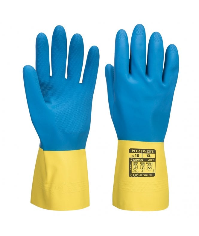 Portwest  Double-Dipped Latex Gauntlet