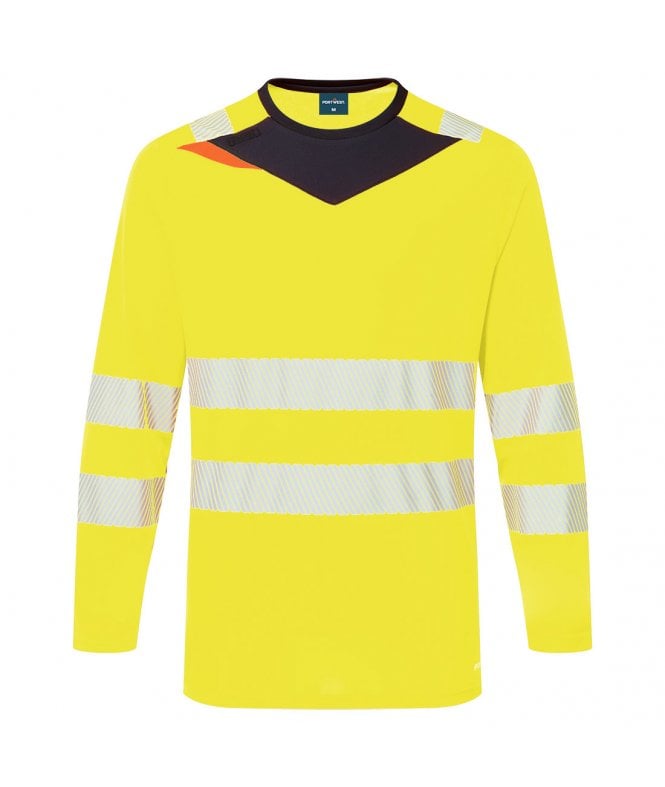 Portwest DX4 Hi-Vis T-Shirt Long Sleeve