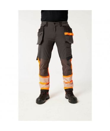Portwest EV4 Hi-Vis Stretch Detachable Holster Class 1 Trousers