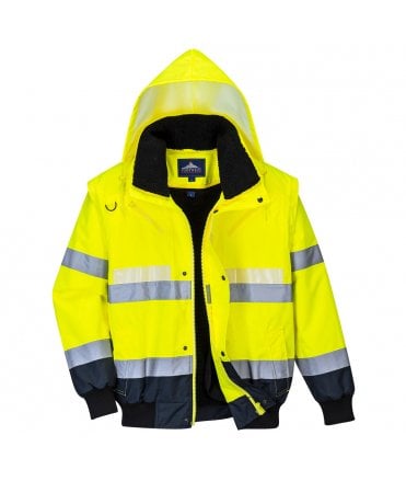 Portwest Glowtex 3in1 Bomber Jacket