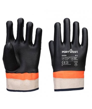 Grip PVC Sandy Double Dipped Glove